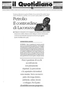 04042014_IlQuotidiano_Petrolio_Lacorazza_La Basilicata vuole di più_1