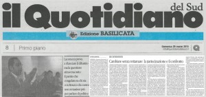 29032015_Quotidiano_Lacorazza su Partito_politica e partecipazione