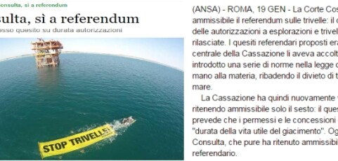 Referendum, Lacorazza: depositati conflitti di attribuzione